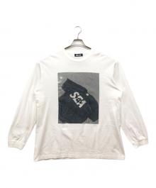 WIND AND SEA×GOD SELECTION XXX（ウィンダンシー×ゴッド セレクション トリプルエックス）の古着「コラボプリントカットソー」｜ホワイト