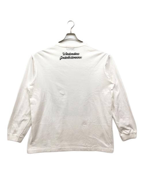 WIND AND SEA（ウィンダンシー）WIND AND SEA (ウィンダンシー) GOD SELECTION XXX (ゴッド セレクション トリプルエックス) コラボプリントカットソー ホワイト サイズ:XLの古着・服飾アイテム