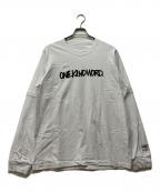 sacaiサカイ）の古着「ONEKINDWORD. L/S T-shirt」｜ホワイト