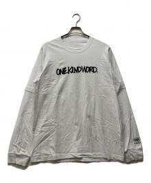 sacai（サカイ）の古着「ONEKINDWORD. L/S T-shirt」｜ホワイト