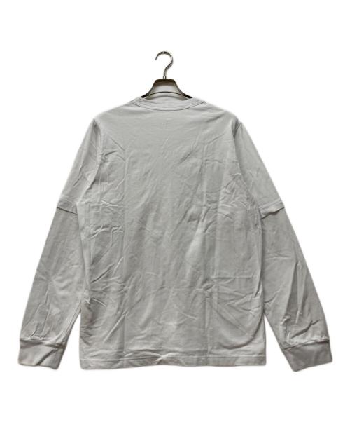 sacai（サカイ）sacai (サカイ) ONEKINDWORD. L/S T-shirt ホワイト サイズ:5の古着・服飾アイテム