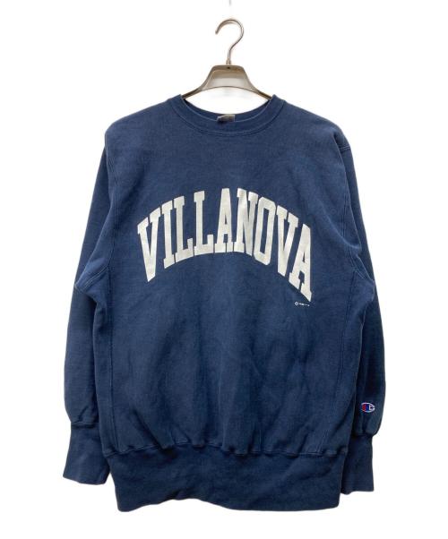 Champion（チャンピオン）Champion (チャンピオン) REVERSE WEAVE 刺繍タグスウェット ネイビー サイズ:XLの古着・服飾アイテム