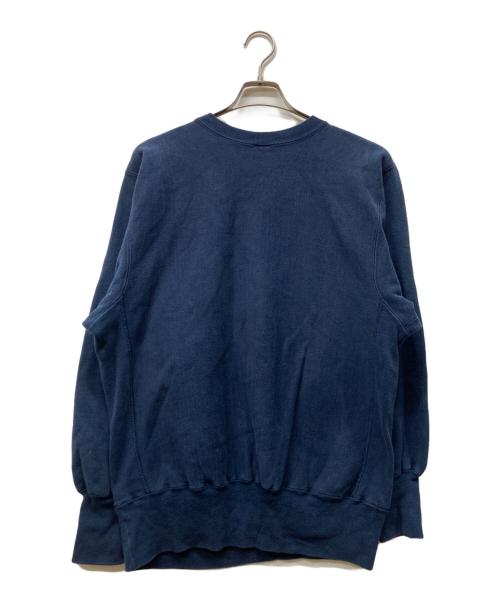 Champion（チャンピオン）Champion (チャンピオン) REVERSE WEAVE 刺繍タグスウェット ネイビー サイズ:XLの古着・服飾アイテム