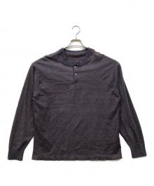 crepuscule（クレプスキュール）の古着「Henry Neck L/S」｜バイオレット