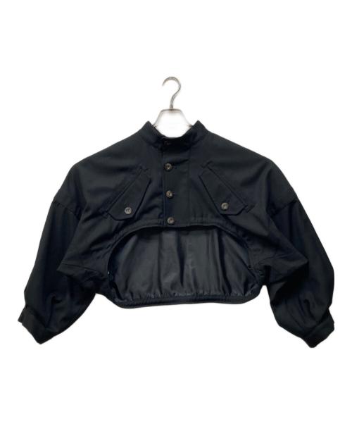 UN3D.（アンスリード）UN3D. (アンスリード) クロップドジャケット ブラック サイズ:FREEの古着・服飾アイテム