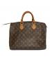 LOUIS VUITTON（ルイ ヴィトン）の古着「モノグラム スピーディ35 ハンドバッグ」｜ブラウン
