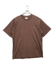 A BATHING APE（アベイシングエイプ）の古着「刺繍ロゴカットソー」｜ブラウン