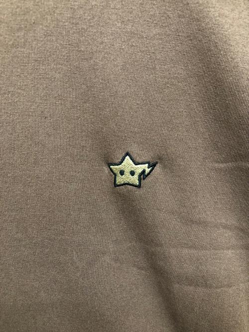 A BATHING APE（アベイシングエイプ）A BATHING APE (アベイシングエイプ) 刺繍ロゴカットソー ブラウン サイズ:2XLの古着・服飾アイテム