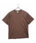 A BATHING APE（アベイシングエイプ）の古着「刺繍ロゴカットソー」｜ブラウン