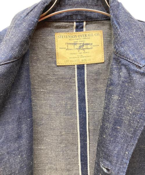 Stevenson Overall Co.（スティーブンソンオーバーオール）Stevenson Overall Co. (スティーブンソンオーバーオール) カバーオール インディゴ サイズ:38の古着・服飾アイテム