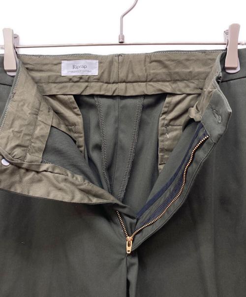 riprap（リップラップ）riprap (リップラップ) ACTIVE TROUSERS (T/C HIGH COUNT TWILL) カーキ サイズ:lの古着・服飾アイテム