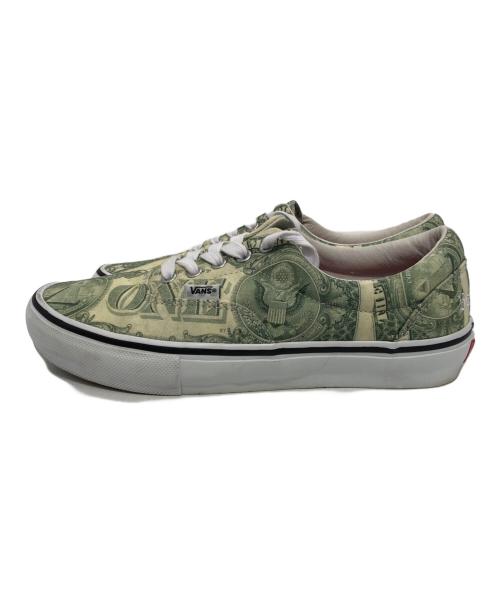 VANS（ヴァンズ）VANS (ヴァンズ) Supreme (シュプリーム) SKATE ERA SUPREME DOLLAR BILL GREEN グリーン サイズ:26cmの古着・服飾アイテム