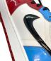 中古・古着 NIKE (ナイキ) Air Jordan 1 Retro High OG Fearless UNC Chicago Sneaker レッド×ブルー サイズ:28：10000円