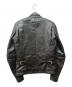 VANSON (バンソン) MODEL B シングル ライダース ブラック サイズ:34：25000円