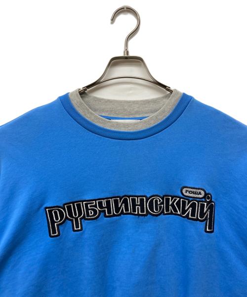Gosha Rubchinskiy（ゴーシャラブチンスキー）Gosha Rubchinskiy (ゴーシャラブチンスキー) スウェット ブルー サイズ:Mの古着・服飾アイテム