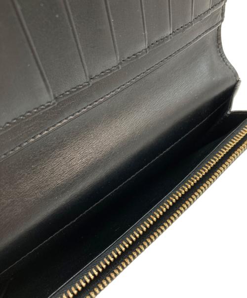 Saint Laurent Paris（サンローランパリ）Saint Laurent Paris (サンローランパリ) 長財布 ブラックの古着・服飾アイテム