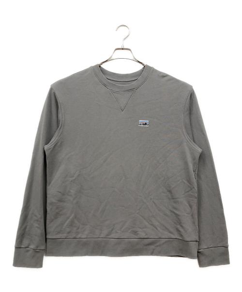 Patagonia（パタゴニア）Patagonia (パタゴニア) デイリー・クルーネック・スウェットシャツ グレー サイズ:Mの古着・服飾アイテム