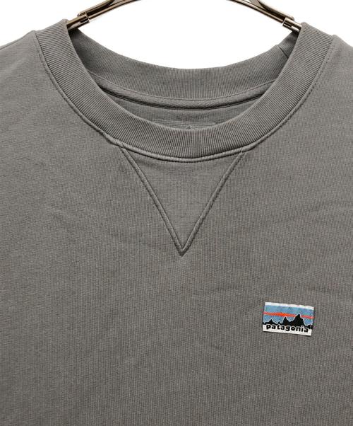 Patagonia（パタゴニア）Patagonia (パタゴニア) デイリー・クルーネック・スウェットシャツ グレー サイズ:Mの古着・服飾アイテム