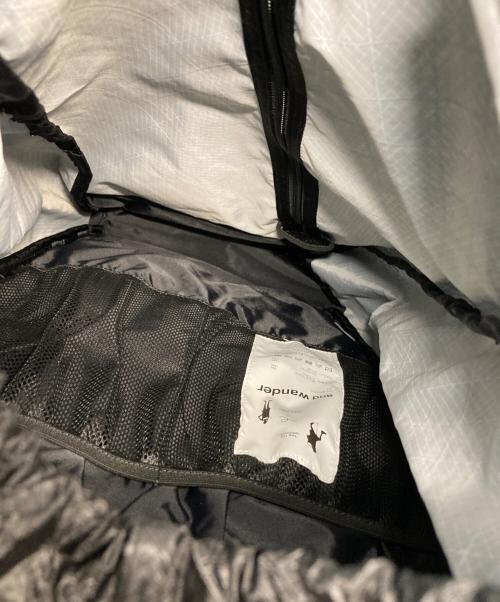 and wander（アンドワンダー）and wander (アンドワンダー) エコパック 30L ブラック 未使用品の古着・服飾アイテム