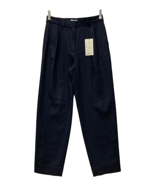 DES PRES（デ プレ）DES PRES (デ プレ) ポリエステルウールバラシャ 2タックパンツ ネイビー サイズ:34の古着・服飾アイテム