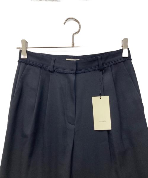 DES PRES（デ プレ）DES PRES (デ プレ) ポリエステルウールバラシャ 2タックパンツ ネイビー サイズ:34の古着・服飾アイテム