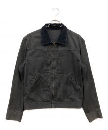 Hysteric Glamour（ヒステリックグラマー）の古着「襟コーデュロイワークジャケット」｜ブラック