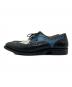 Salvatore Ferragamo (サルヴァトーレ フェラガモ) ウィングチップシューズ ブルー×ブラック サイズ:7 1/2EE　：15000円