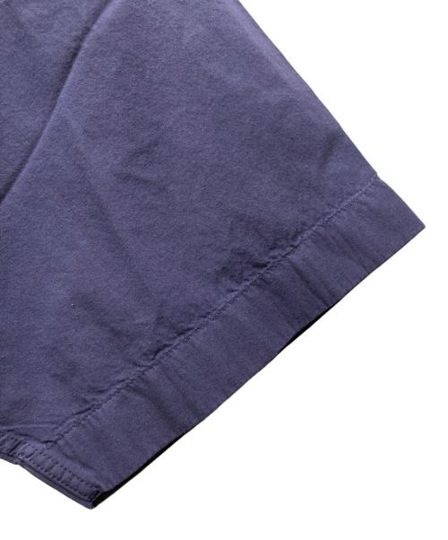 MHL（エムエイチエル）MHL (エムエイチエル) ORGANIC COTTON SHIRTING 半袖シャツ ネイビー サイズ:Lの古着・服飾アイテム