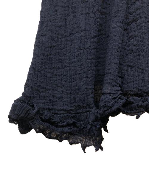 me ISSEY MIYAKE（ミーイッセイ ミヤケ）me ISSEY MIYAKE (ミーイッセイ ミヤケ) プリーツ アンサンブル セットスカートアップ ネイビー サイズ:記載なしの古着・服飾アイテム