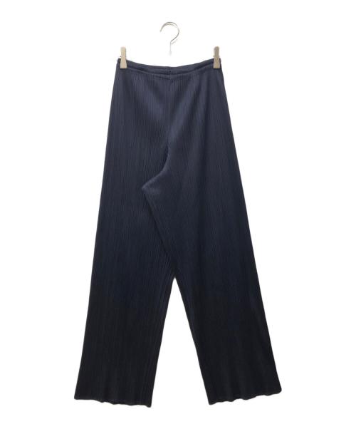 PLEATS PLEASE（プリーツプリーズ）PLEATS PLEASE (プリーツプリーズ) プリーツイージーパンツ ネイビー サイズ:2の古着・服飾アイテム