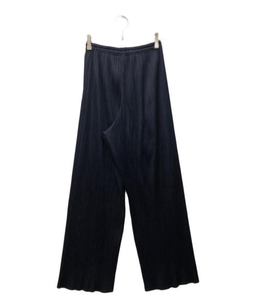 PLEATS PLEASE（プリーツプリーズ）PLEATS PLEASE (プリーツプリーズ) プリーツイージーパンツ ネイビー サイズ:2の古着・服飾アイテム