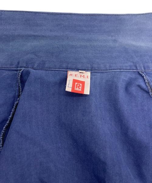 R.E.M.I（アールイーエムアイ）R.E.M.I (アールイーエムアイ) ワークジャケット ブルー サイズ:44の古着・服飾アイテム