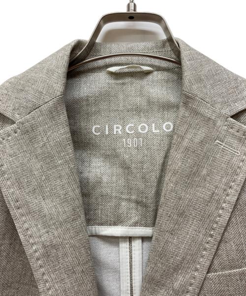 CIRCOLO 1901（チルコロ1901）Circolo 1901 (チルコロ1901) サマージャージーセットアップスーツ アイボリー サイズ:44の古着・服飾アイテム