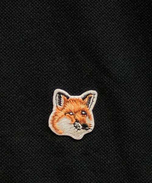 maison kitsune（メゾンキツネ）maison kitsune (メゾンキツネ) フォックスポロシャツ ネイビー サイズ:Mの古着・服飾アイテム