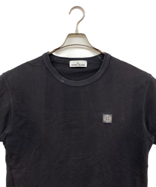 STONE ISLAND（ストーンアイランド）STONE ISLAND (ストーンアイランド) ロゴTシャツ ネイビー サイズ:Lの古着・服飾アイテム