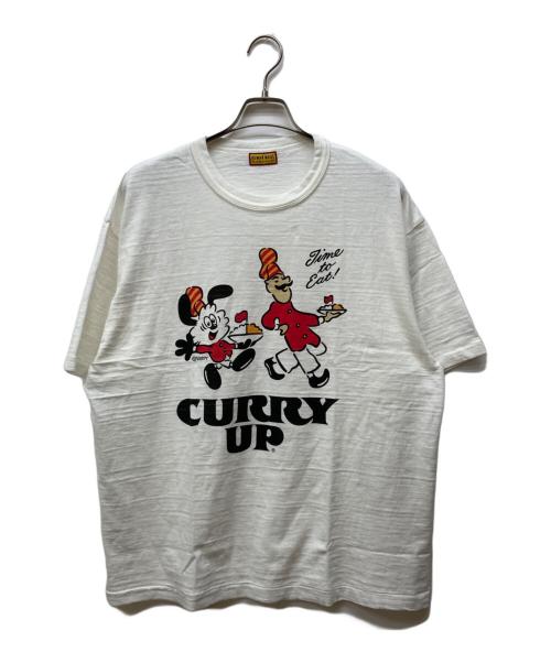 HUMAN MADE（ヒューマンメイド）HUMAN MADE (ヒューマンメイド) CURRY UP (カリーアップ) VERDY (ヴェルディ) GRAPHIC T-SHIRT ホワイト サイズ:3XLの古着・服飾アイテム