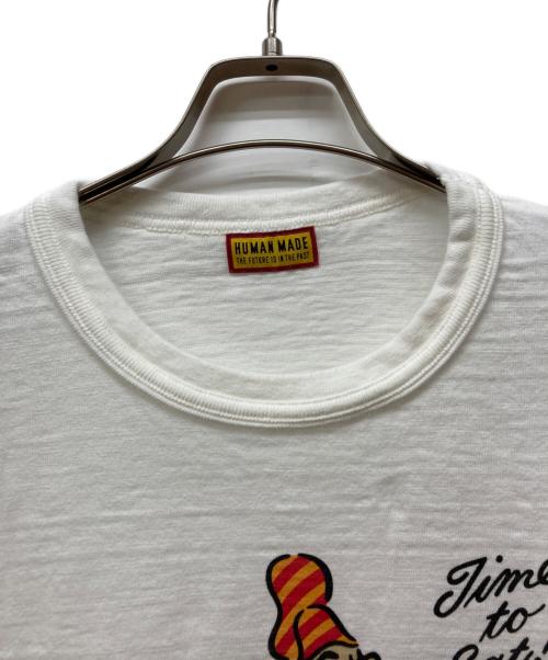 HUMAN MADE（ヒューマンメイド）HUMAN MADE (ヒューマンメイド) CURRY UP (カリーアップ) VERDY (ヴェルディ) GRAPHIC T-SHIRT ホワイト サイズ:3XLの古着・服飾アイテム