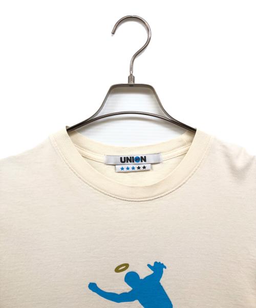 UNION（ユニオン）UNION (ユニオン) フロントマンTシャツ アイボリー サイズ:★★★☆☆の古着・服飾アイテム