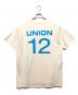 UNION (ユニオン) フロントマンTシャツ アイボリー サイズ:★★★☆☆：5000円