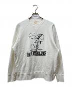 FREERAGE×PEANUTSフリーレイジ×ピーナッツ）の古着「ラグランスウェット」｜ホワイト