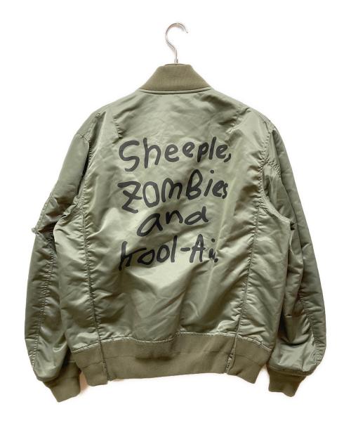 sacai（サカイ）sacai (サカイ) MADSAKI (マドサキ) 22AW Nylon Twill Blouson オレンジ サイズ:3の古着・服飾アイテム