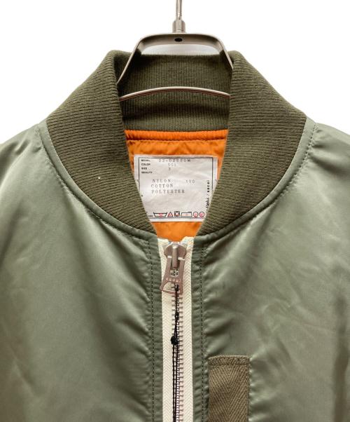sacai（サカイ）sacai (サカイ) MADSAKI (マドサキ) 22AW Nylon Twill Blouson オレンジ サイズ:3の古着・服飾アイテム