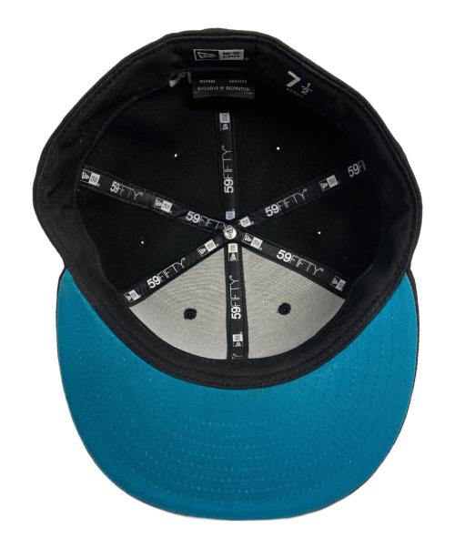 New Era（ニューエラ）New Era (ニューエラ) コラボ59FIFTY ブラック×ブルーの古着・服飾アイテム