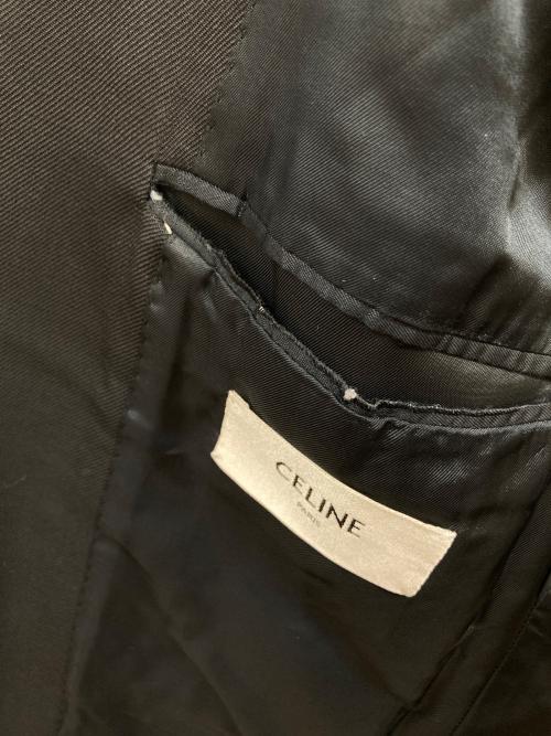 CELINE（セリーヌ）CELINE (セリーヌ) テーラードジャケット ブラック サイズ:48の古着・服飾アイテム