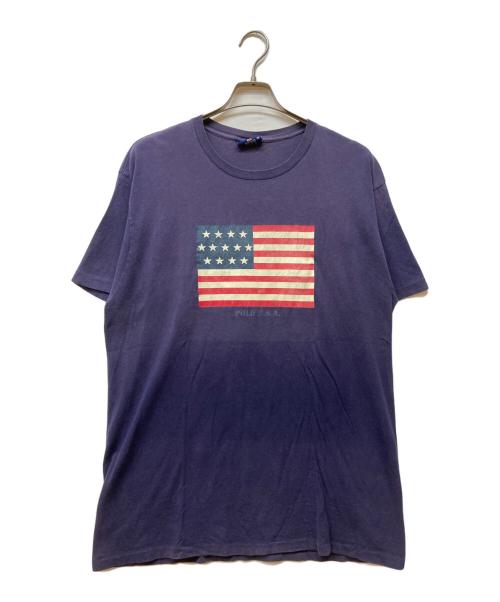 POLO SPORT（ポロスポーツ）POLO SPORT (ポロスポーツ) 星条旗T ネイビー サイズ:Mの古着・服飾アイテム
