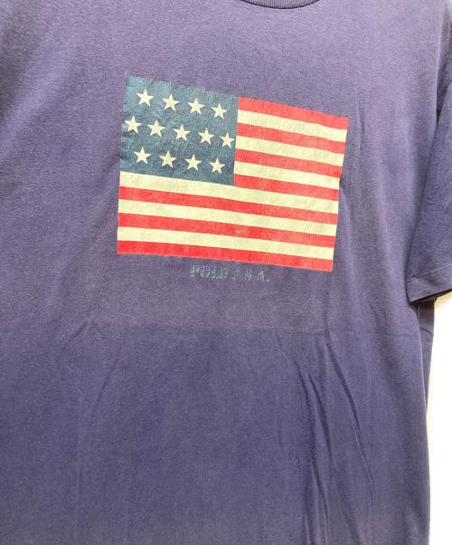 POLO SPORT（ポロスポーツ）POLO SPORT (ポロスポーツ) 星条旗T ネイビー サイズ:Mの古着・服飾アイテム