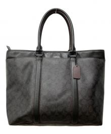 COACH（コーチ）の古着「2WAY ペリー ビジネス トート バッグ」｜ブラック