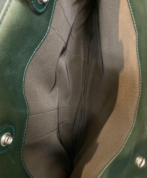corbo（コルボ）CORBO (コルボ) レザー2wayビジネスバッグ グリーンの古着・服飾アイテム