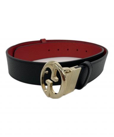 中古・古着通販】GUCCI (グッチ) リバーシブルベルト ブラック サイズ