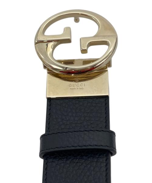 GUCCI（グッチ）GUCCI (グッチ) リバーシブルベルト ブラック サイズ:90・36の古着・服飾アイテム